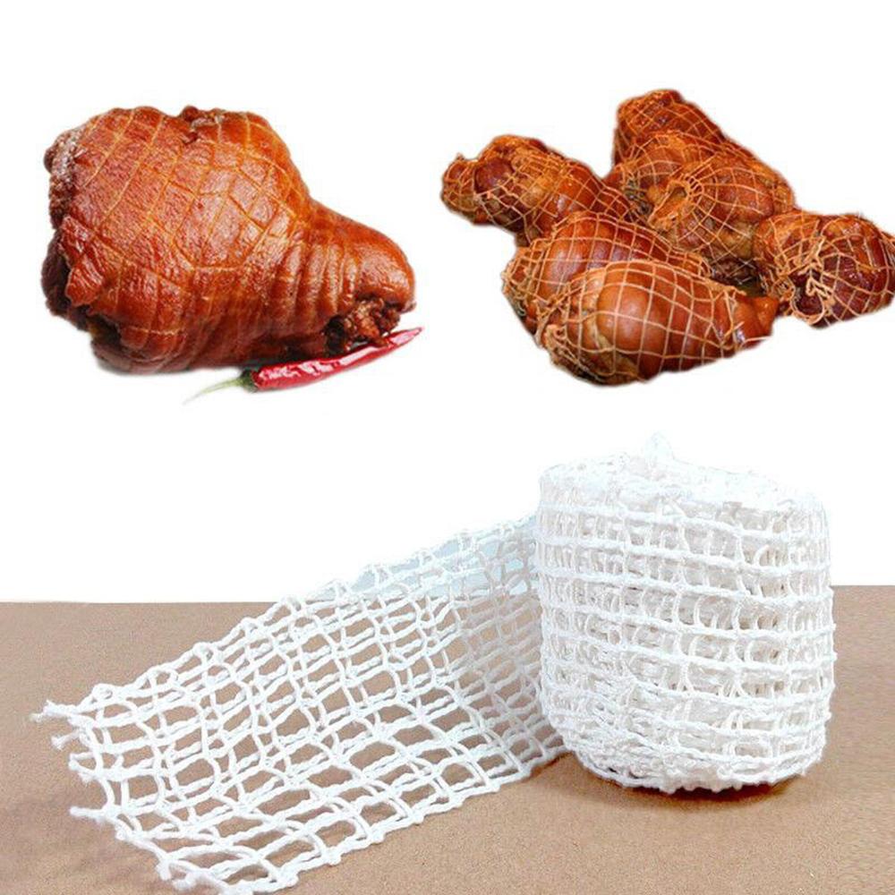 

1PC Kitchen Household Wire Basket Pork Belly Net Woven Bundle Of Feet Loose Rope Cotton Thread Elastic Rope Sleeve