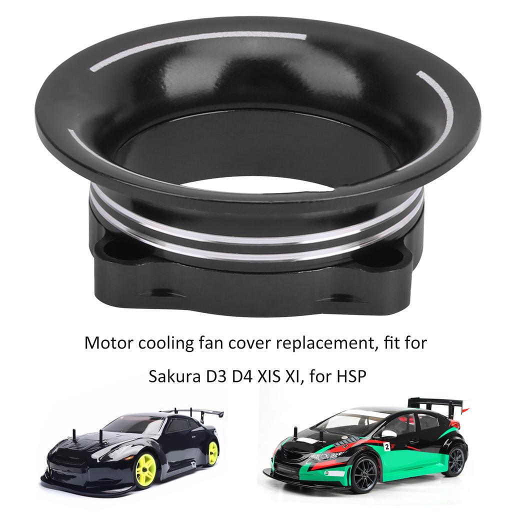 Cooling Fan Cover RC Drifting Car for D3 D4 XIS XI Inlet Heat Dissipation Channel