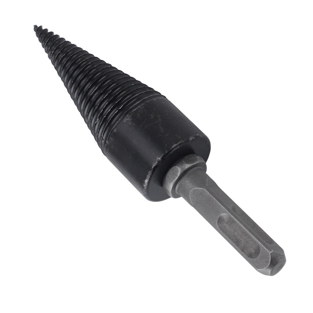 Firewood Log Splitter Kindling Splitting Wood Drill Bit with 3 Drilling Handles Firewood Log Drill Bits Labor Saving