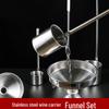 Haushalt Flachgriff Wein Schöpfkelle und Trichter Set