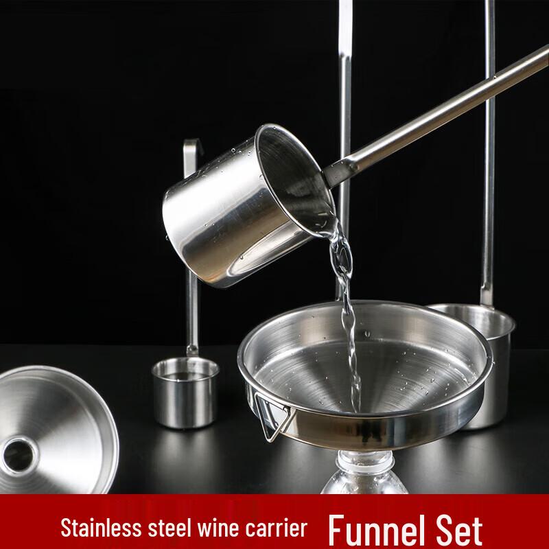 Haushalt Flachgriff Wein Schöpfkelle und Trichter Set