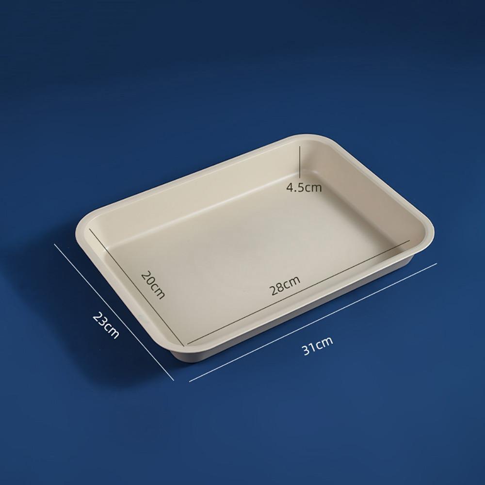 High Quality Multicolor Serving Tray Plastic Multi-sizes Storage Tray Rectangle Scratch Resistant Cooking Tray Tea Serving