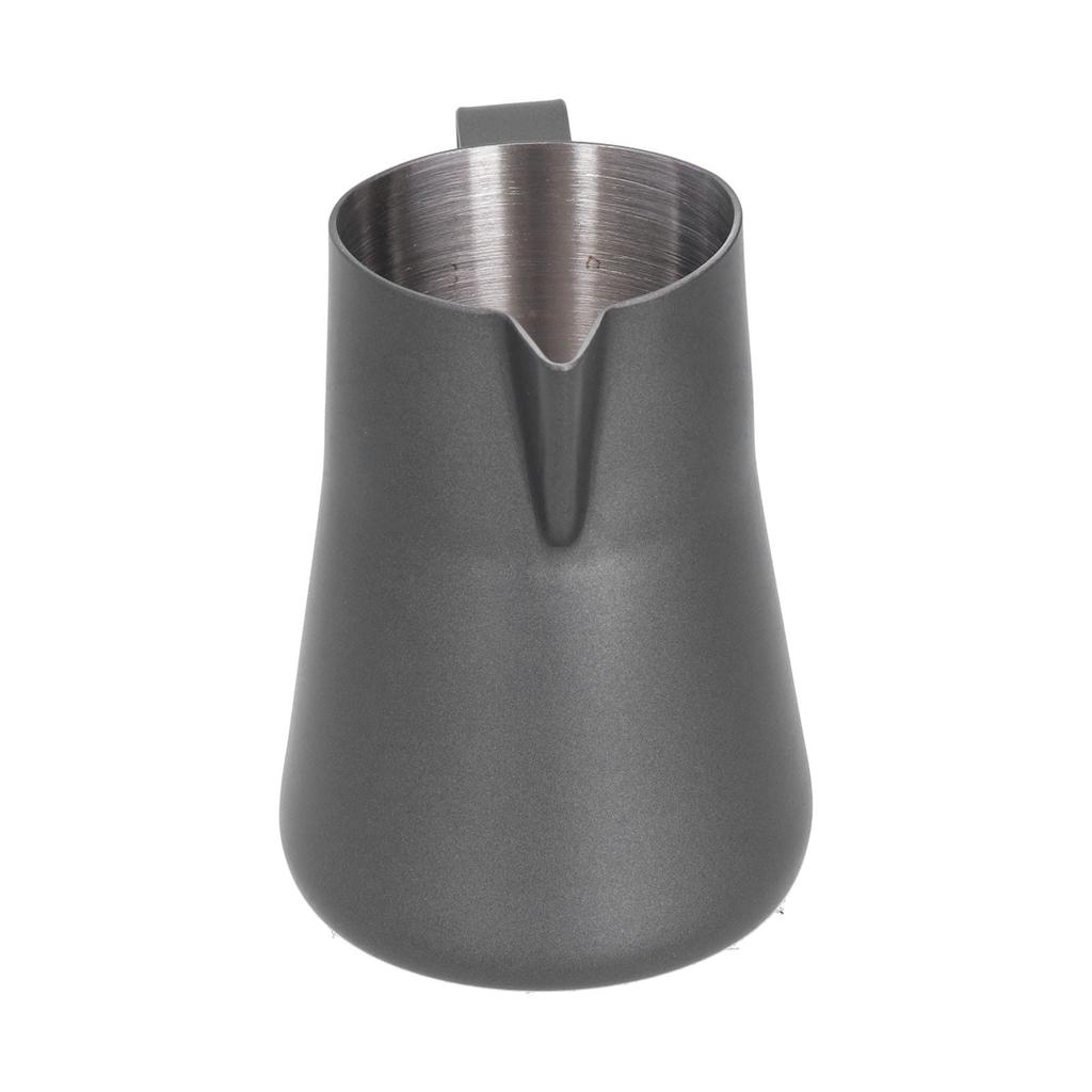 Stainless Steel Frothing Cup Coffee Frothing Pitcher Milk Frothing Jug with Long Diversion Mouth350ml