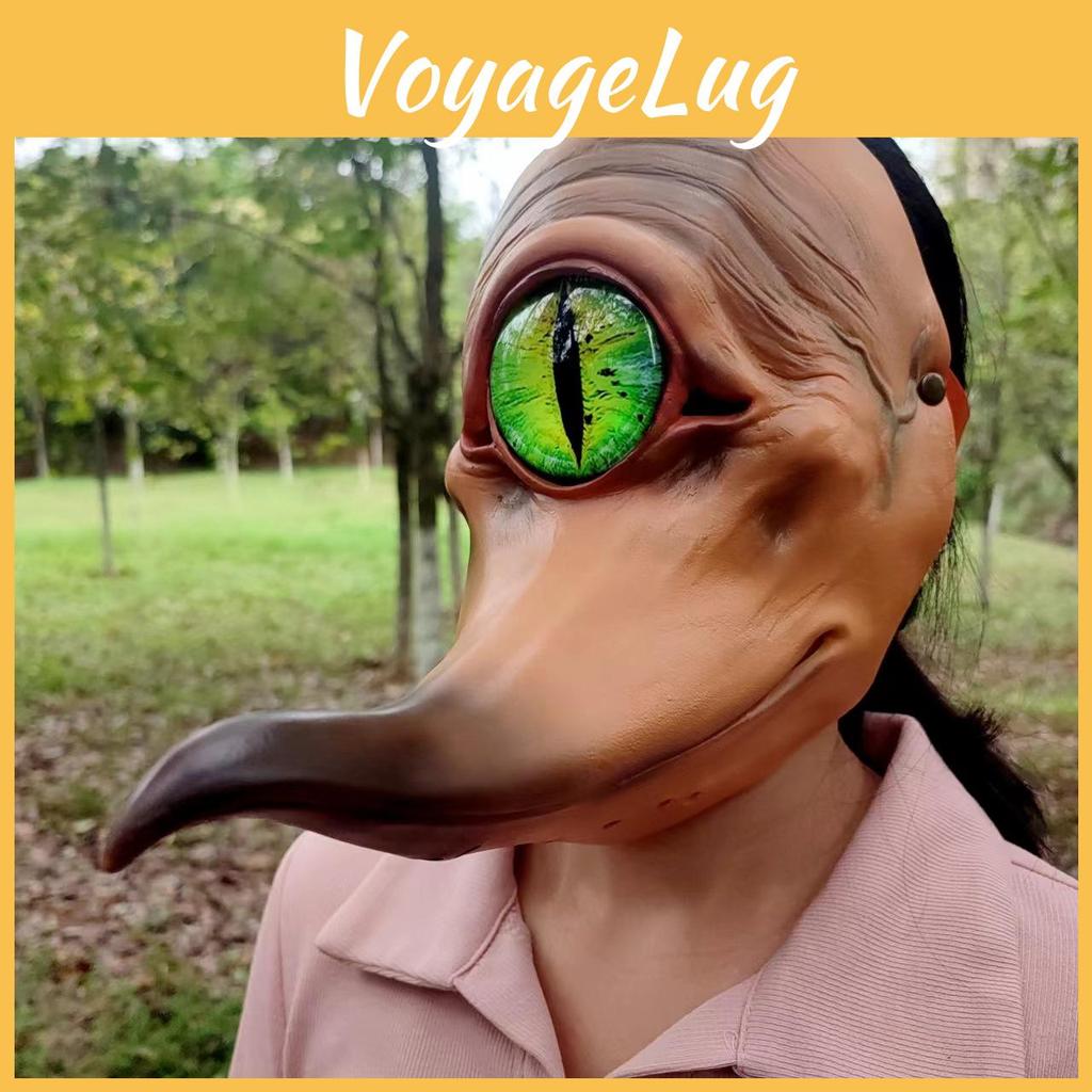 One Eyed Monster With A Long Mouth Monster Latex Mask For Halloween Party And Cosplay Events