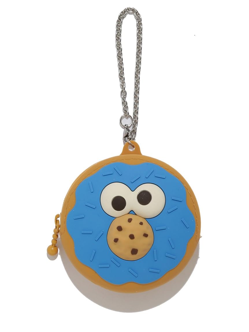 Sesame Street Market Donut Silicone Pouch SSMUGB246206 Women s Blue Free Size