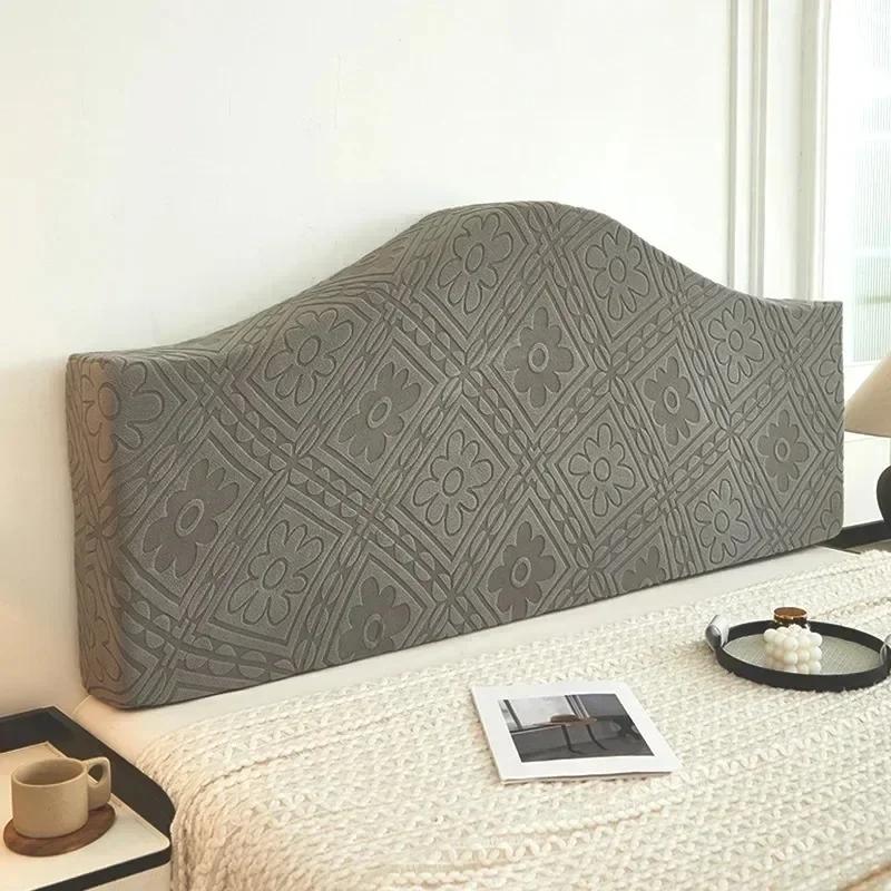 120/150/180/200/220cm Full-inclusive Bedhead Cover Solid Color Bedside Backrest Protection Headboard Dust Cover Bedroom Decor