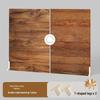 Retro Doppelseitige Wasserdichte PVC Fotografie Hintergrundplatte – Holzmaserung Stillleben Landschaft