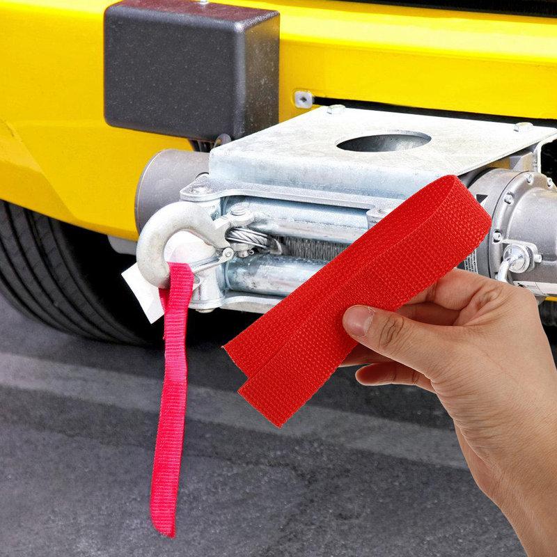 4Pcs Winch Strap Heavy Duty Tow Strap High Tensile Trailer Tow Belt Secure Attachment for Boat Truck Loading Pulling Rope