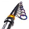 Portable Short Sea Fishing Rods Telescopic Rod Carbon Fiber 1.8-3.6M Ceramic Guide Ring Travel Fishing Tackle Spinning Rod Mini Sea Rod Unisex