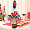 Christmas Wine Bottle Decoration, Christmas Scarf Hat Set, Christmas Wine Bottle Cover