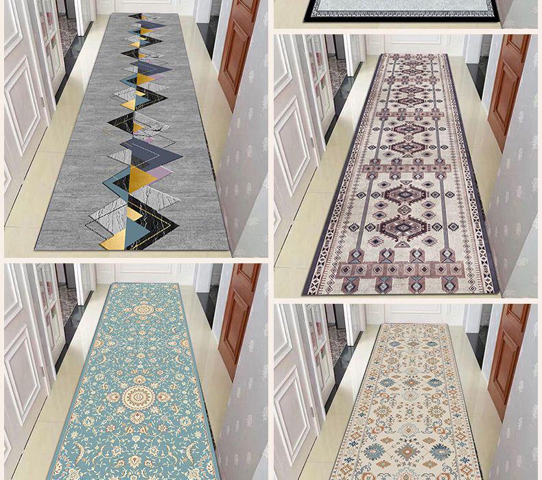 Wasserdichte Anti-Rutsch-Flurmatte: Lange Treppenhaus-Fußmatte mit Wasseraufnahme & Schmutzabweisung für Eingangsbereiche.