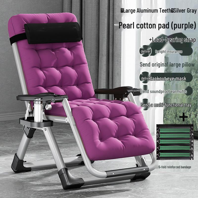 Premium Reclining Backrest Chair for Relaxing and Sleeping, Foldable for Home & Balcony Use