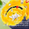 Wireless Electric Fruit Juicer USB Charging Fruit Blender Cup Milkshake Maker  Ice Cube Crushing