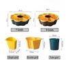 Double-layer Rotating Hot Pot Vegetable Basket 7/9-grid Vegetable Basket