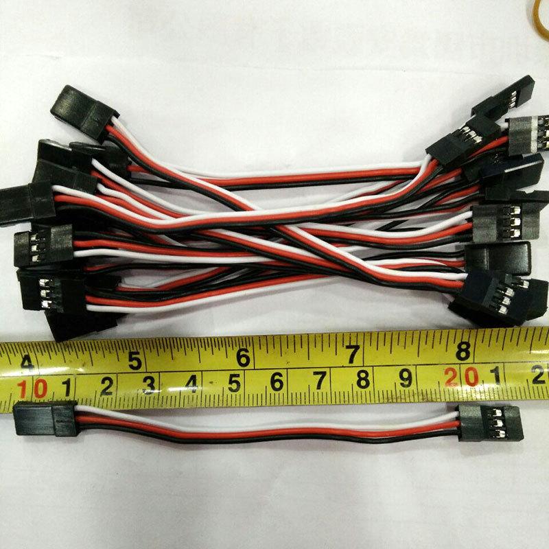 100mm 30-Core RC Model Extension Cable: JR Male-to-Male Servo Connector for FUTABA Steering Gear