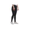Adidas Womens Training Series Moisture-Wicking Comfortable Solid Color Knitted Sports Pants Women Pants Black CD3123