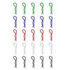 Uxcell 25 peças Clips de Carro RC em Ângulo de 90 Graus Pinos R de Mola Curvada 24,3x1,2x9,4mm Substituição para Todos os Carros RC Crawler de Modelo em Escala 18, 110, 112 (Multicolorido)