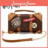 Harry Potter Hogwarts Pu Emblema Escolar Bolsa de Mão Tote Bolsa de Ombro Feminina