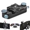 Andoer Clip di montaggio con pulsante con fibbia per cintura in vita per fotocamera a sgancio rapido in metallo per Canon Nikon Sony