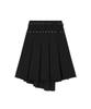 Saendeulig Eyelet Layered Midi Skirt_Black