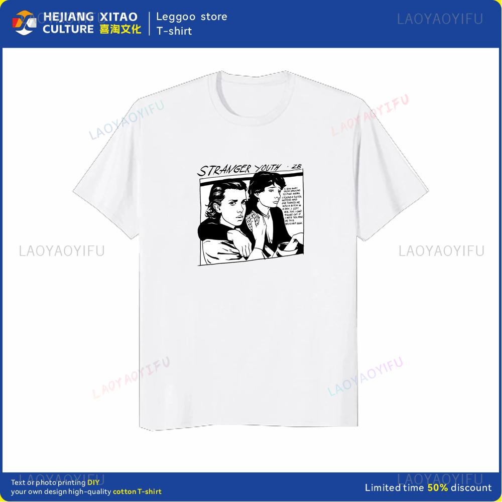 The Unique Sonic Youth Retro Rock Tshirt Is a Fashionable and Trendy Streetwear for Casual Shortsleeved Cotton Men and Women
