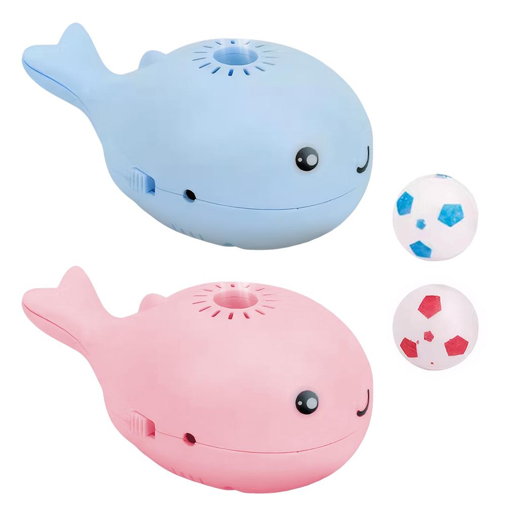 Electric Floating Ball Cat Toy with Fan & Hovering Ball Whale Shaped Cat Toy USB Powered Fun Entertainment for Kittens
