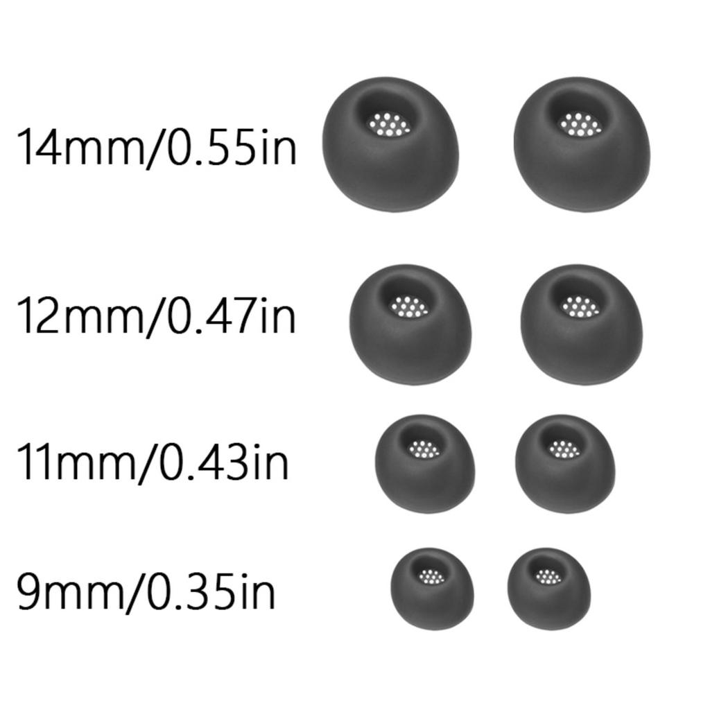 4Pair Soft Silicone Earbuds Earphone Tip Earplug Cover for LIVE BUDS 3/Beam 3 Headphone Eartips