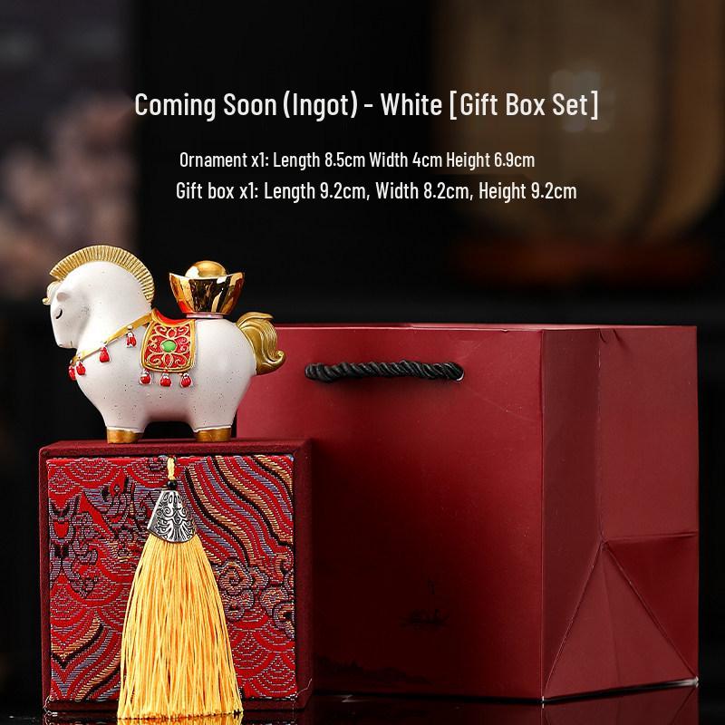 

Creative Wealth Horse Ornament - Zodiac Souvenir & Business Gift for Year of the Horse Spring Festival Annual Meeting.