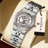 BINBOND Zirkon Luxus Uhr Original Robust Woche&Datum Wasserdicht Damen Uhren Damen Armbanduhr Quarz Uhr Für Damen +Box