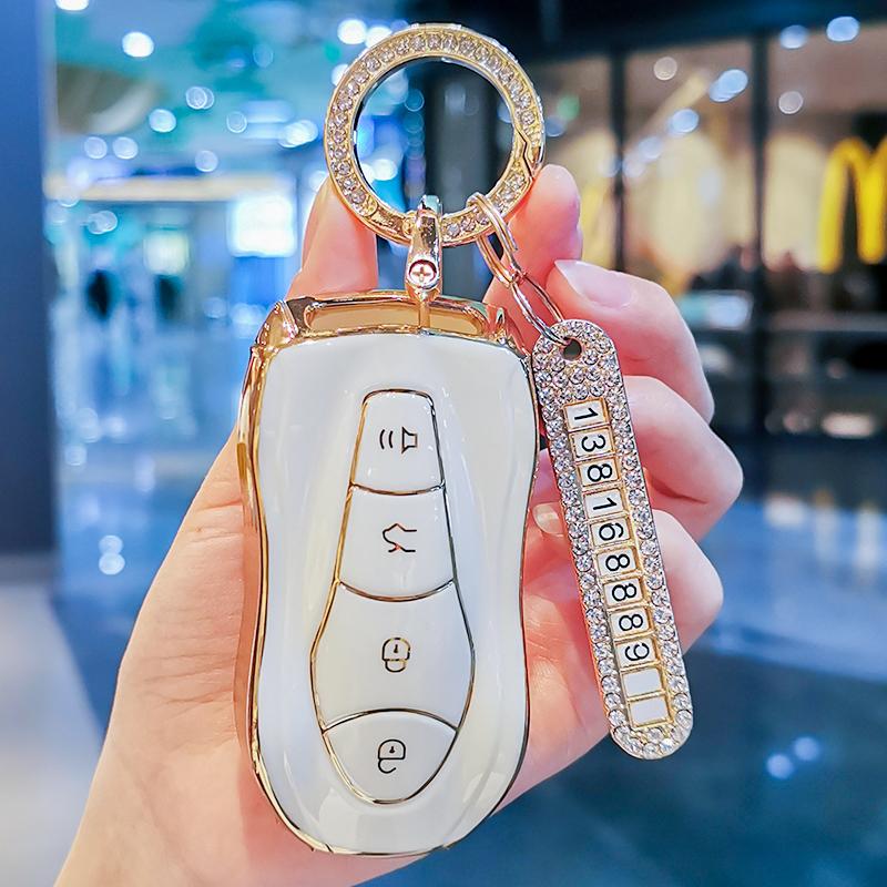 Styling Mouldings New TPU Car Remote Key Case Cover Protect Shell Bag For Geely Atlas Pro Tugella Boyue 2020 Azkarra FY11 Emgran
