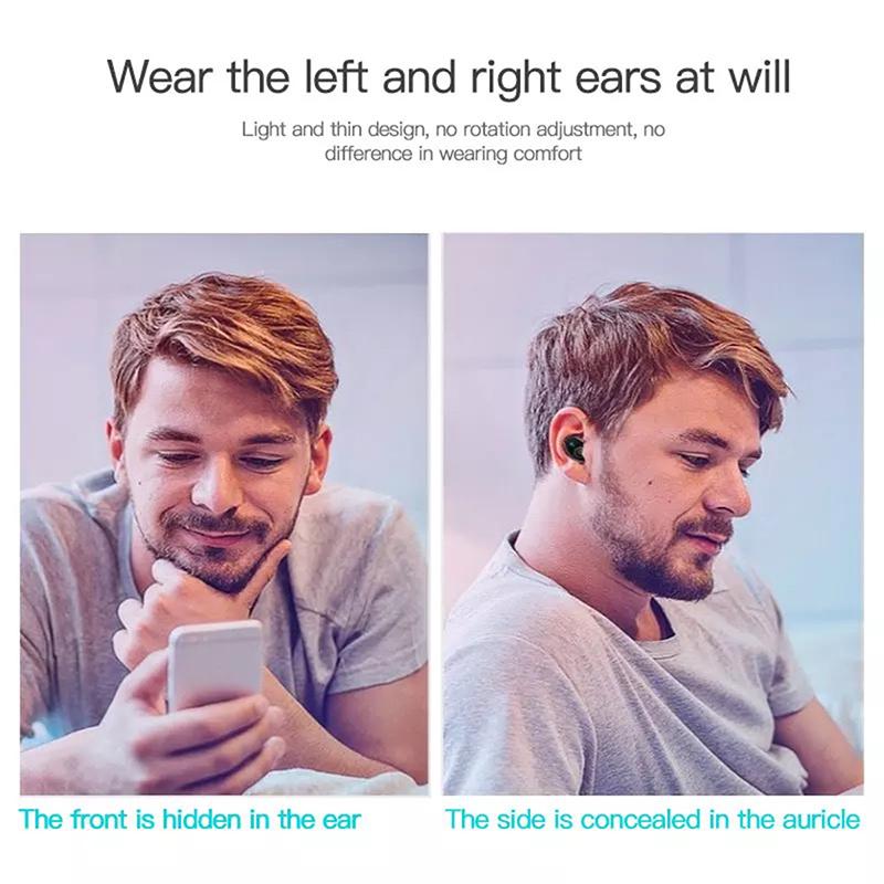 Mini Bluetooth Headset Wireless Earphones Single Earband Microphone for IOS and Android Phones