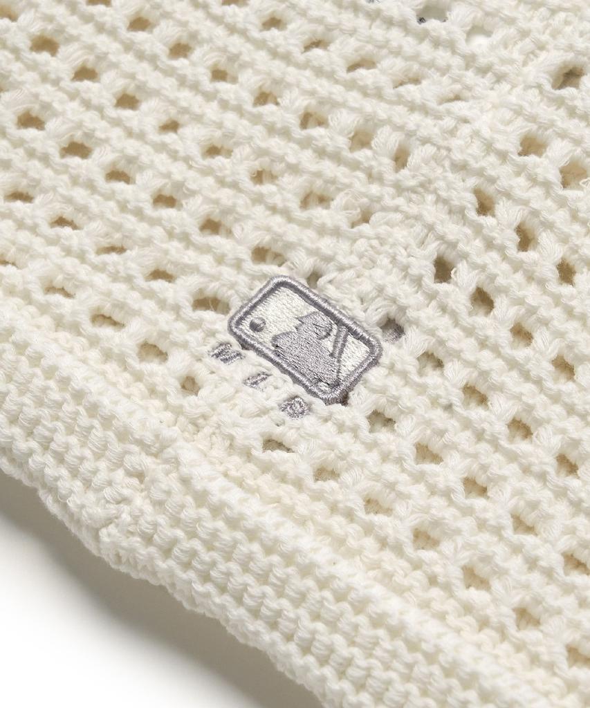 Emelbi Summer Ribbon Meow Beanie Bos (Cream)