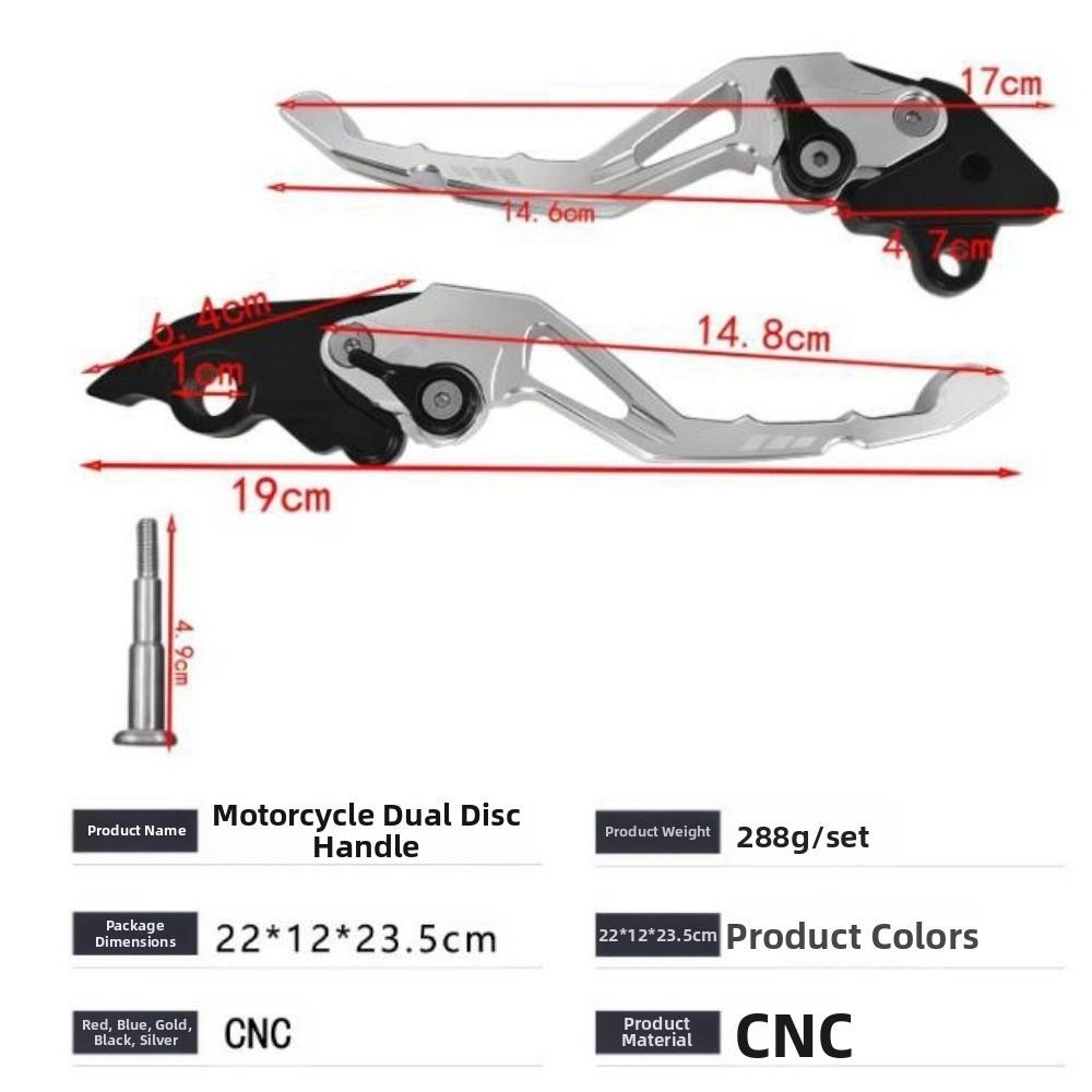 CNC Lever Handle Grip Aluminum Alloy Short Brake Clutch Levers  Motorcycle Accessories