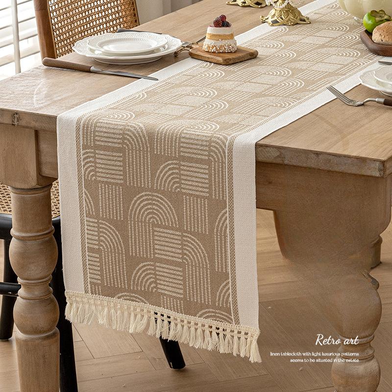 Nordic Minimalist Wallpaper Cotton Linen Wallpaper Waterproof and Stain Resistant Holiday Dining Table Wedding Decoration