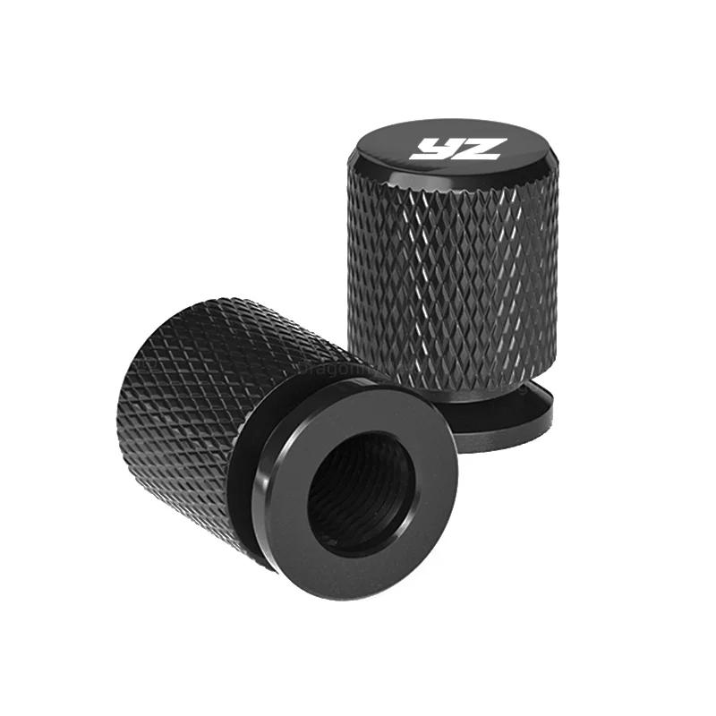 

2PCS Aluminum Motorcycle Tyre Valve Cap Dustproof Universal For Yamaha YZ 80 85 125 250 426 450 F X FX YZ80 YZ85 YZ125 YZ250 чорний