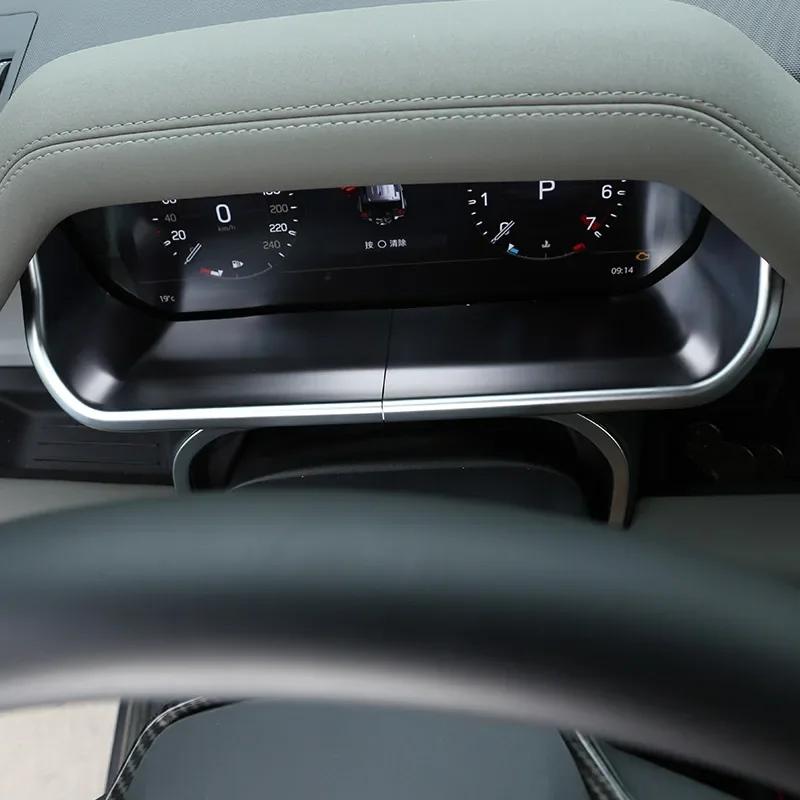 For Land Rover Defender 90 110 130 2020-2025 ABS Carbon Fiber Car Dashboard Decoration Cover Interior Car Accessories