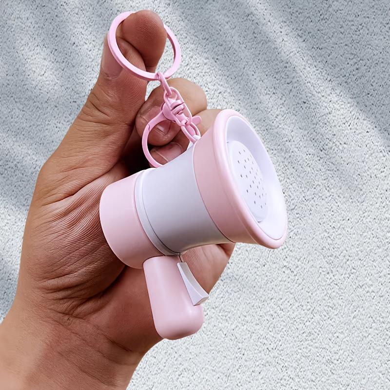 

Забавный говорящий кулон-гудок, на кнопочном элементе питания - для ключей, рюкзаков, подарков - оригинальные сувениры для подростков, игривый кулон, звуковой гаджет розовый