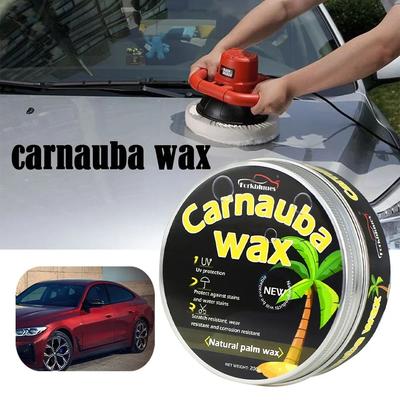 Cire pour voiture Entretien de la peinture automobile Cire en pâte de carnauba Cire de polissage brésilienne Pâte de cire haute brillance Revêtement super hydrophobe Vitrage