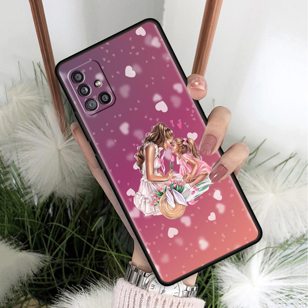 Family Children Boys And Girls Coque For Samsung Galaxy A51 A71 A12 A21s A72 A52 A42 A32 A22 A41 A31 A02s A03s Soft Phone Cases