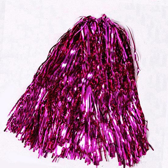 Fankeao 1Pc Metallic Cheerleader Cheer Cheerleading Dance Party Team Match Sports Pom Poms