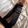 Korean Style PU Leather Waistband Woven Western Cowboy Belt Fashion Women Wide Belt  Spicy Girl