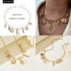 Shell Pendant Necklace With Geometric Design For Beach Fashion