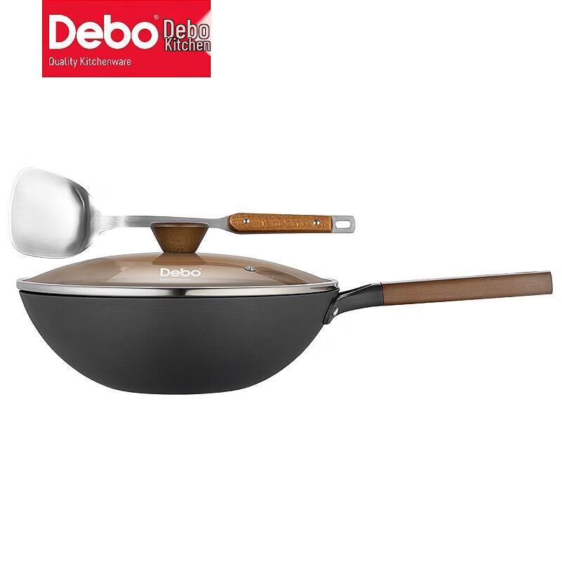 Debao Normandy Rust-Resistant Wrought Iron Wok