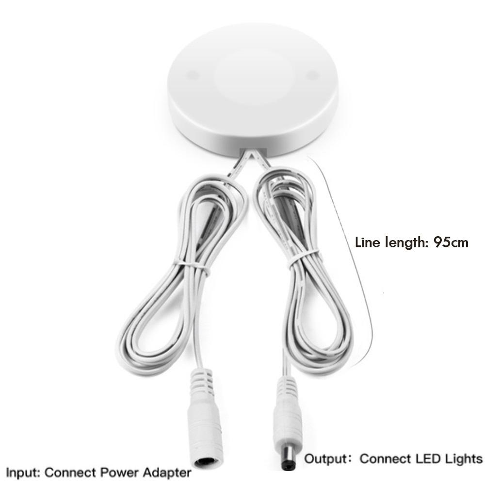 

DC 12V-24V 5V Раздельный сенсорный выключатель Свет для шкафа Свет для шкафа Невидимый диммер с ручным сканированием