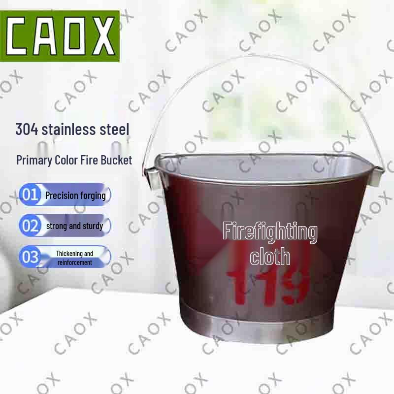 304 Stainless Steel Fire Sand Bucket