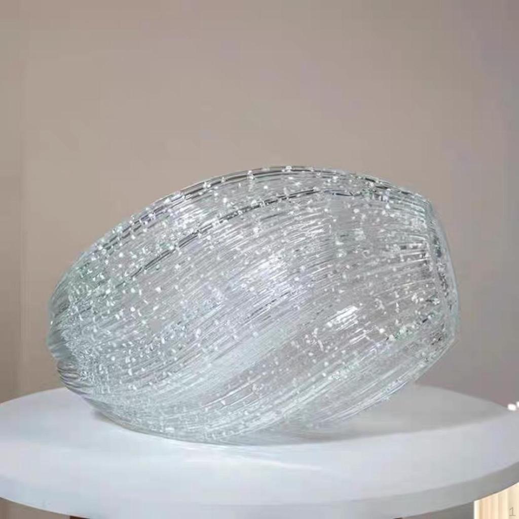 Glass Flower Vase Table Centerpiece Desktop Ornament Decorative for Bedside Party