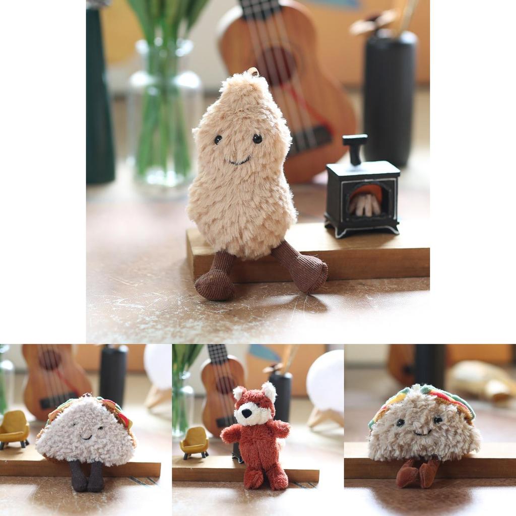 Super Soft Plush Keychain Stuffed Animal Bag Charm Gift For Kids Teens Backpack Decor 15cm