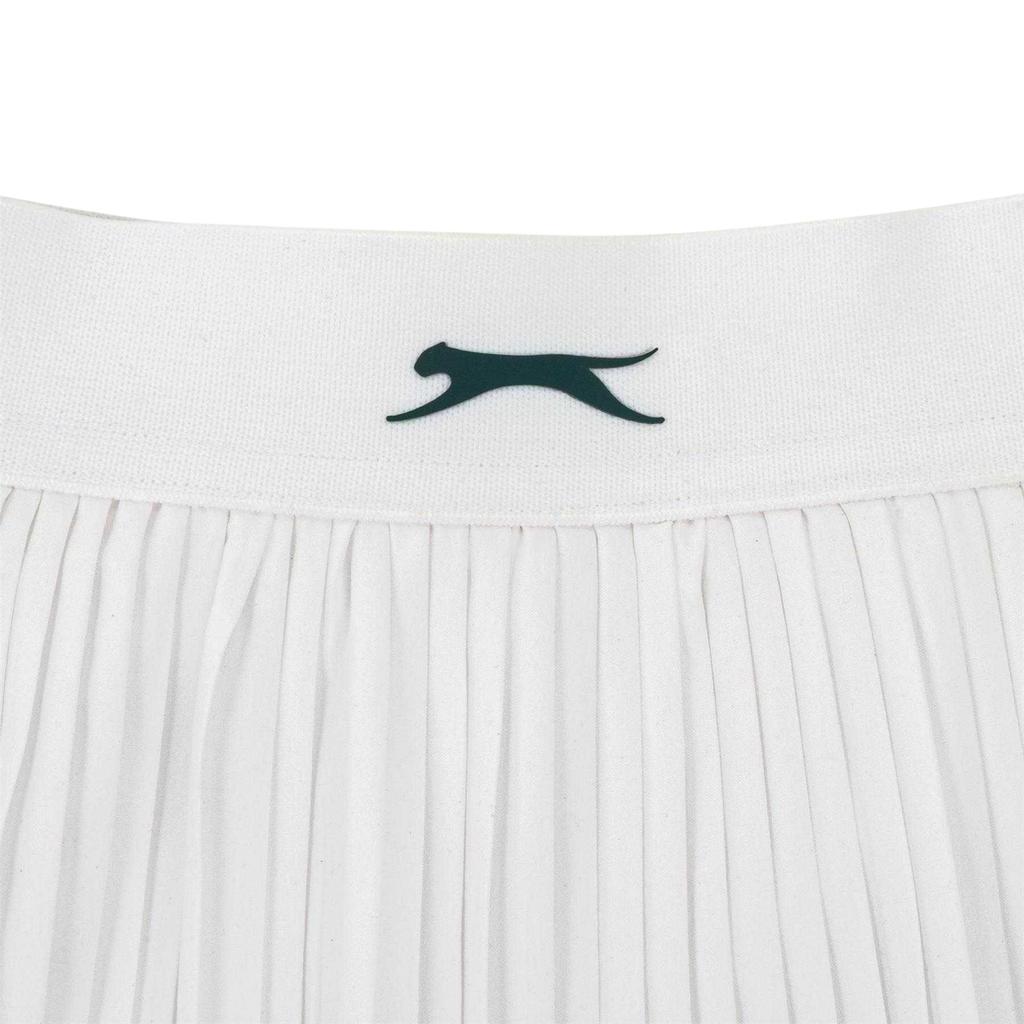 Slazenger Girls Logo Micro Pleat Tennis Skirt