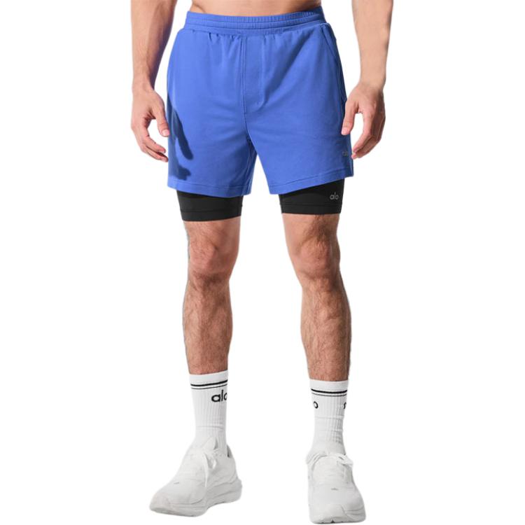 Alo Yoga Casual Shorts Men's Dark Green M6153R