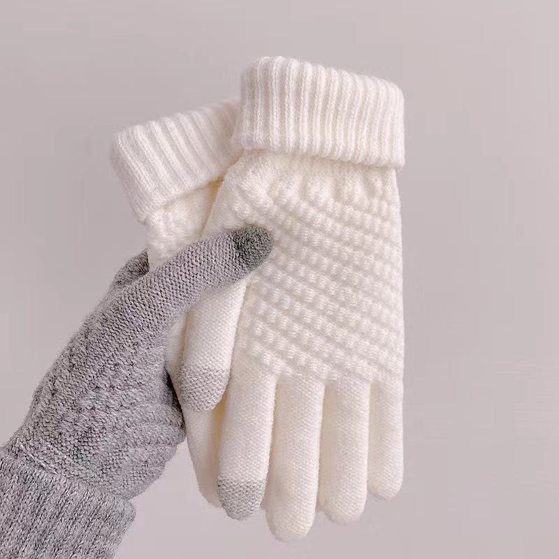 

Newcomer Exclusive: Touchscreen Gloves Men s & Women s Velvet-Lined, Thickened for Autumn/Winter Cold-Proof Outdoor Thickened Warm/Touchscreen Compatible